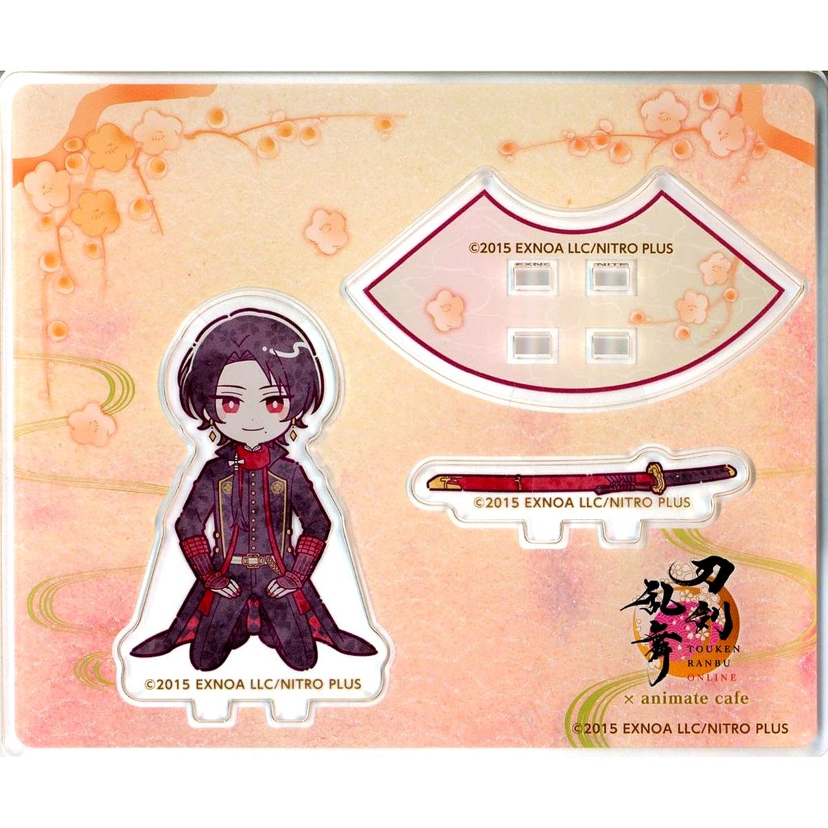 Kashuu Kiyomitsu Touken Ranbu ONLINE x animatecafe Kneeling Mini Acrylic Stand 10th Anniversary 2nd Wave [USED]