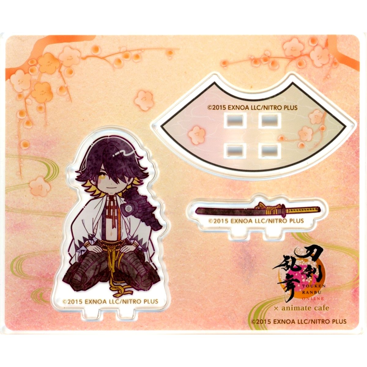Nagasone Kotetsu Kneeling Mini Acrylic Stand Touken Ranbu ONLINE 10th Anniversary Part 2 x animatecafe [USED]