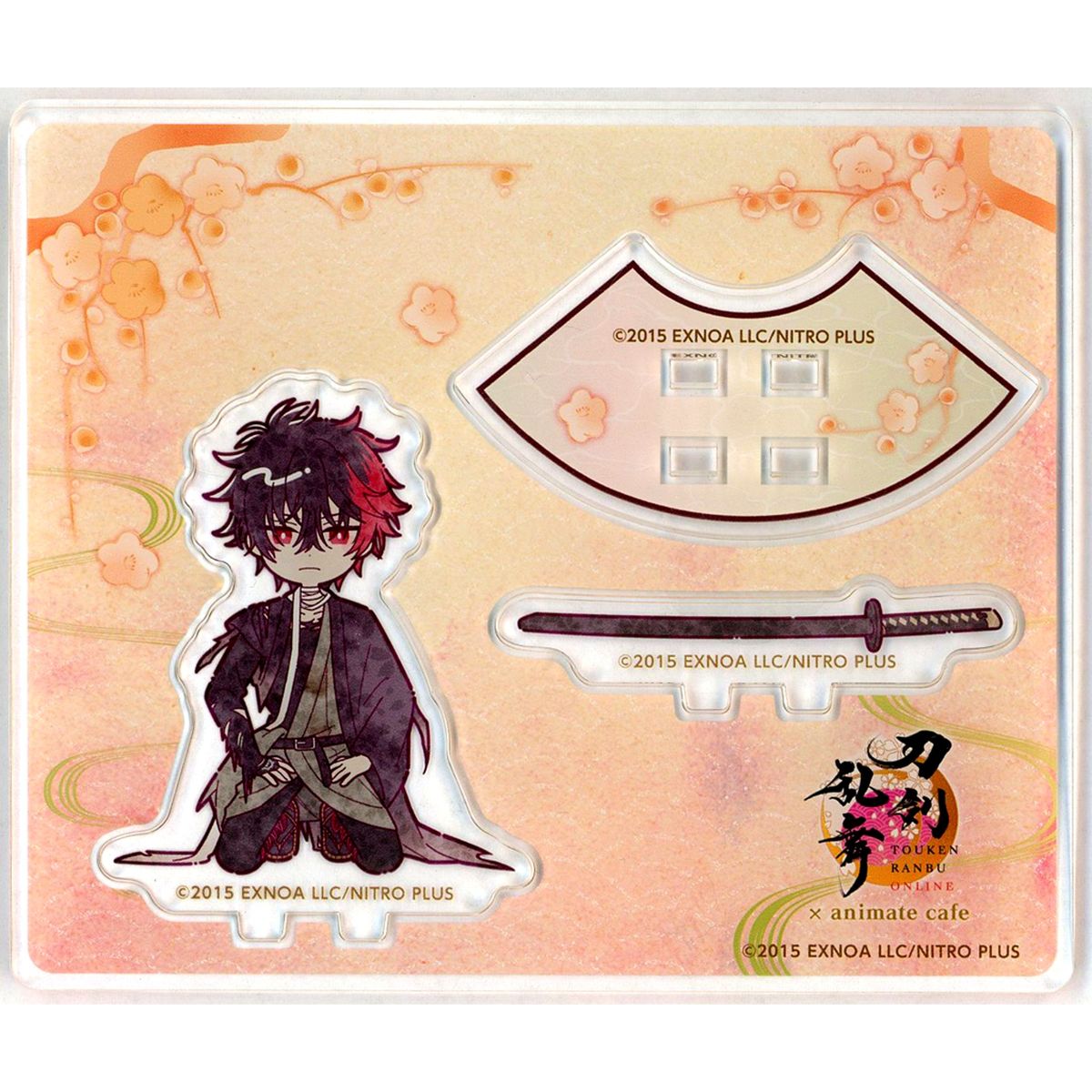 Hizen Tadahiro Kneeling Mini Acrylic Stand Touken Ranbu ONLINE 10th Anniversary Part 2 x animatecafe [USED]