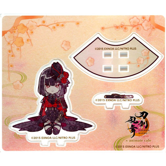 Kyougoku Masamune Touken Ranbu ONLINE x animatecafe Kneeling Mini Acrylic Stand 10th Anniversary 2nd Wave [USED]