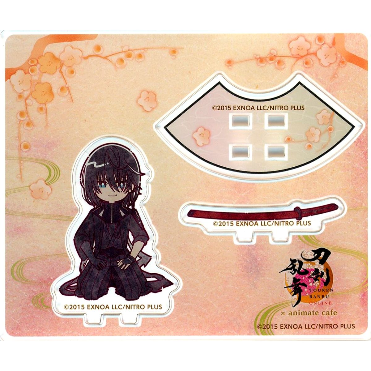Magoroku Kanemoto Touken Ranbu ONLINE x animatecafe Kneeling Mini Acrylic Stand 10th Anniversary 2nd Wave [USED]