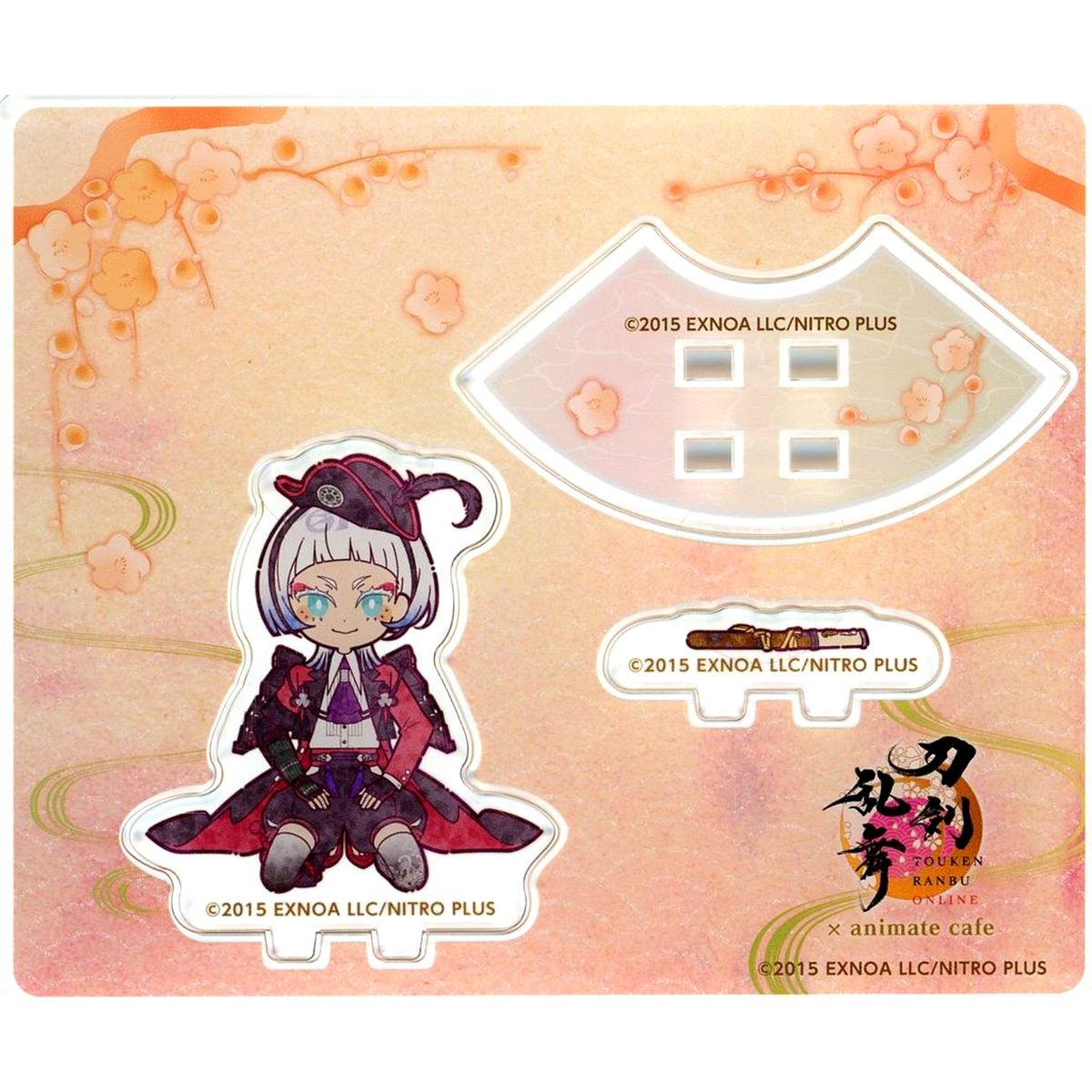 Kuki Masamune Kneeling Mini Acrylic Stand Touken Ranbu ONLINE 10th Anniversary Part 2 x animatecafe [USED]