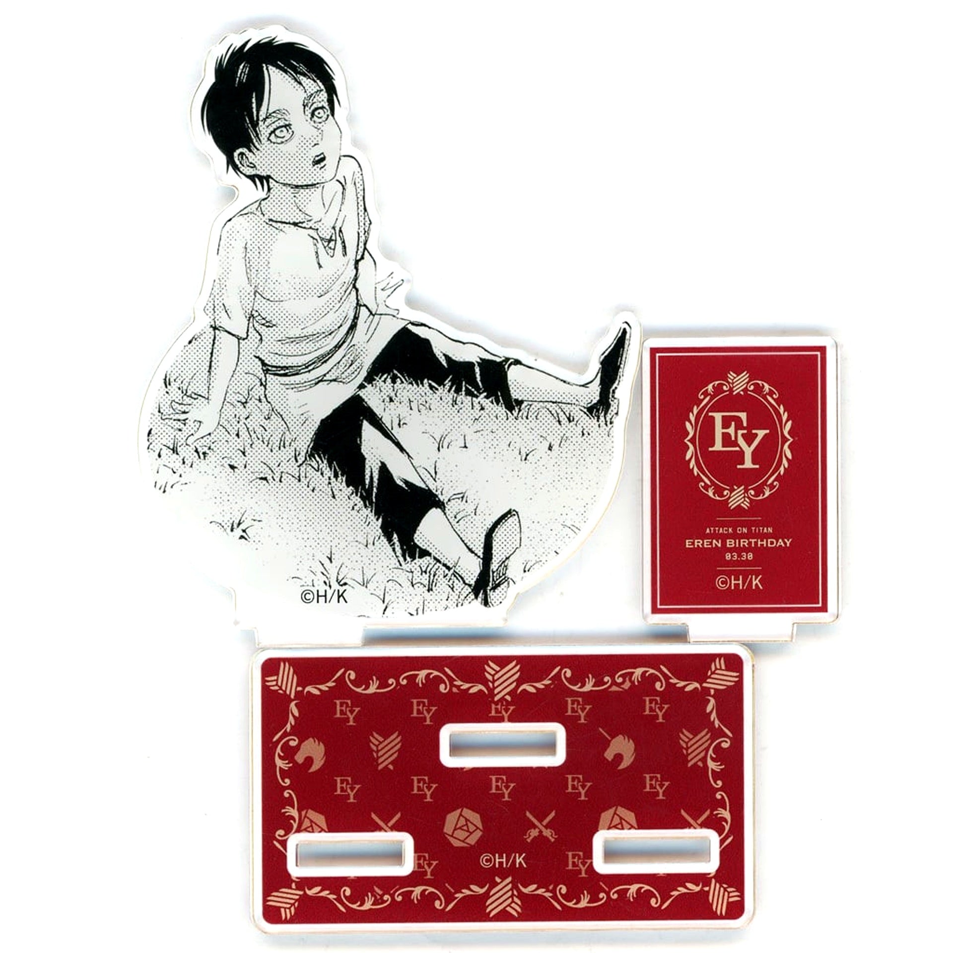 Eren Yeager Attack on Titan Childhood A promise to EREN Birthday 2023 Trading Acrylic Stand [USED]