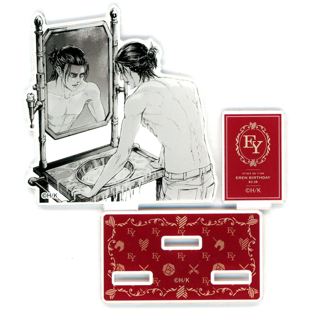 Eren Yeager Mirror Attack on Titan A promise to EREN Eren Birthday 2023 Trading Acrylic Stand [USED]
