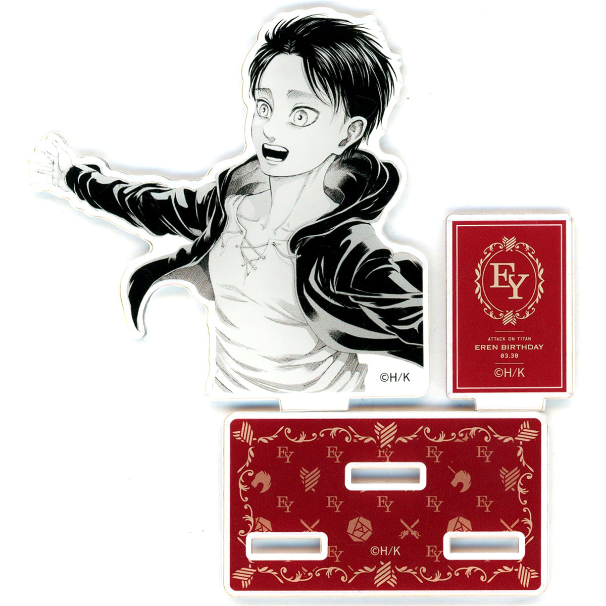 Eren Yeager I am Free Attack on Titan A promise to EREN Eren Birthday 2023 Trading Acrylic Stand [USED]