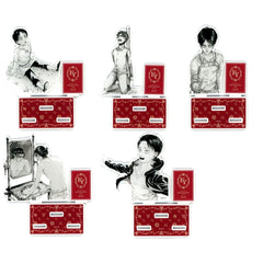 Set of 5 Attack on Titan A promise to EREN Eren Birthday 2023 Trading Acrylic Stand [USED]
