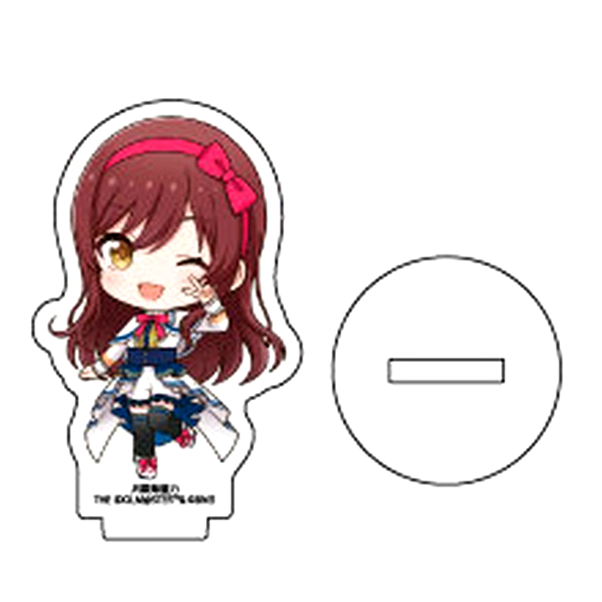 Amana Osaki TR@VEL MEDLEY!!!!!! with THE IDOLM@STER Series I Will Produce Your Journey JR Central THE IDOLM@STER Shiny Colors Acrylic Mini Stand [USED]