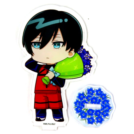 Rin Itoshi Acrylic Stand April Celebration Ver. Blue Lock Princess Cafe Single Item [USED]