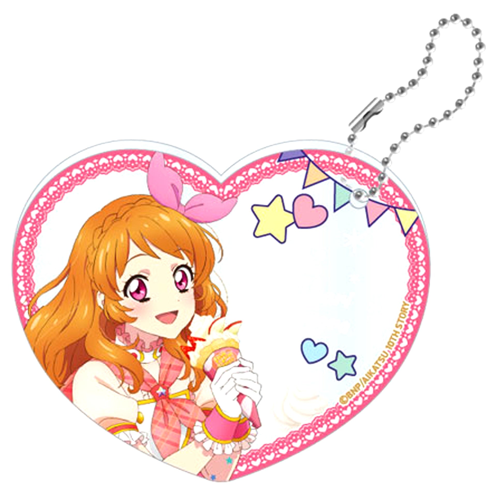 Akari Ozora Picrea Acrylic Keychain & Stand Aikatsu! Akari Generation x Marion Crepes [USED]