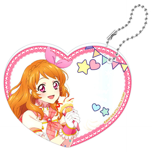 Akari Ozora Picrea Acrylic Keychain & Stand Aikatsu! Akari Generation x Marion Crepes [USED]