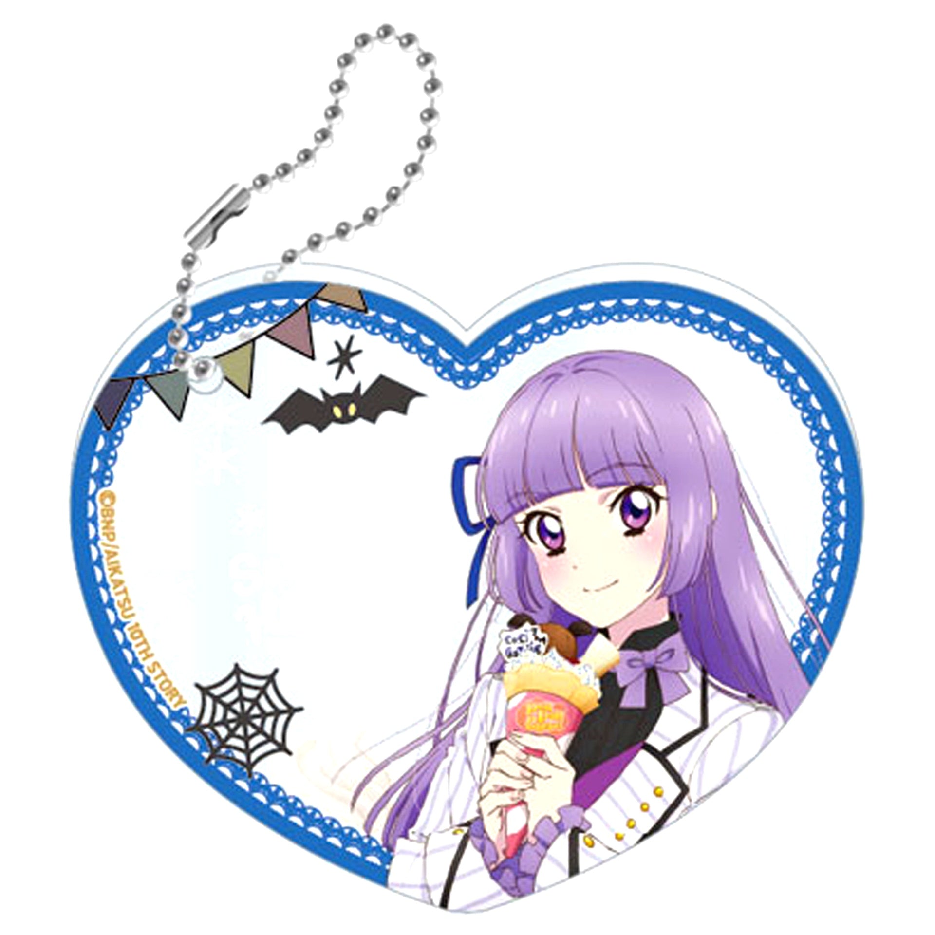 Sumire Hikami Picrea Acrylic Keychain & Stand Aikatsu! Akari Generation x Marion Crepes [USED]