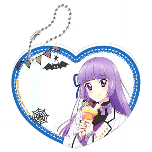 Sumire Hikami Picrea Acrylic Keychain & Stand Aikatsu! Akari Generation x Marion Crepes [USED]