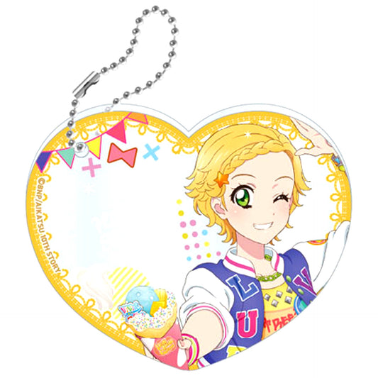 Hinaki Shinjo Aikatsu! Akari Generation x Marion Crepes Picrea Acrylic Keychain & Stand [USED]