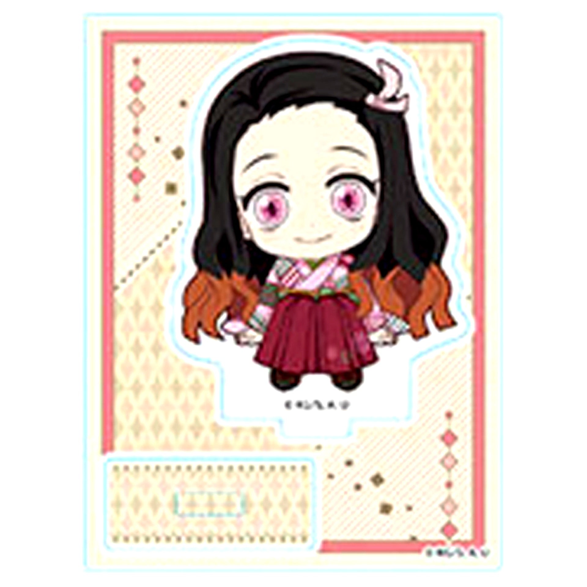 Nezuko Kamado Demon Slayer: Kimetsu no Yaiba Petanko Trading Acrylic Stand Type A Haikara Ver. [USED]