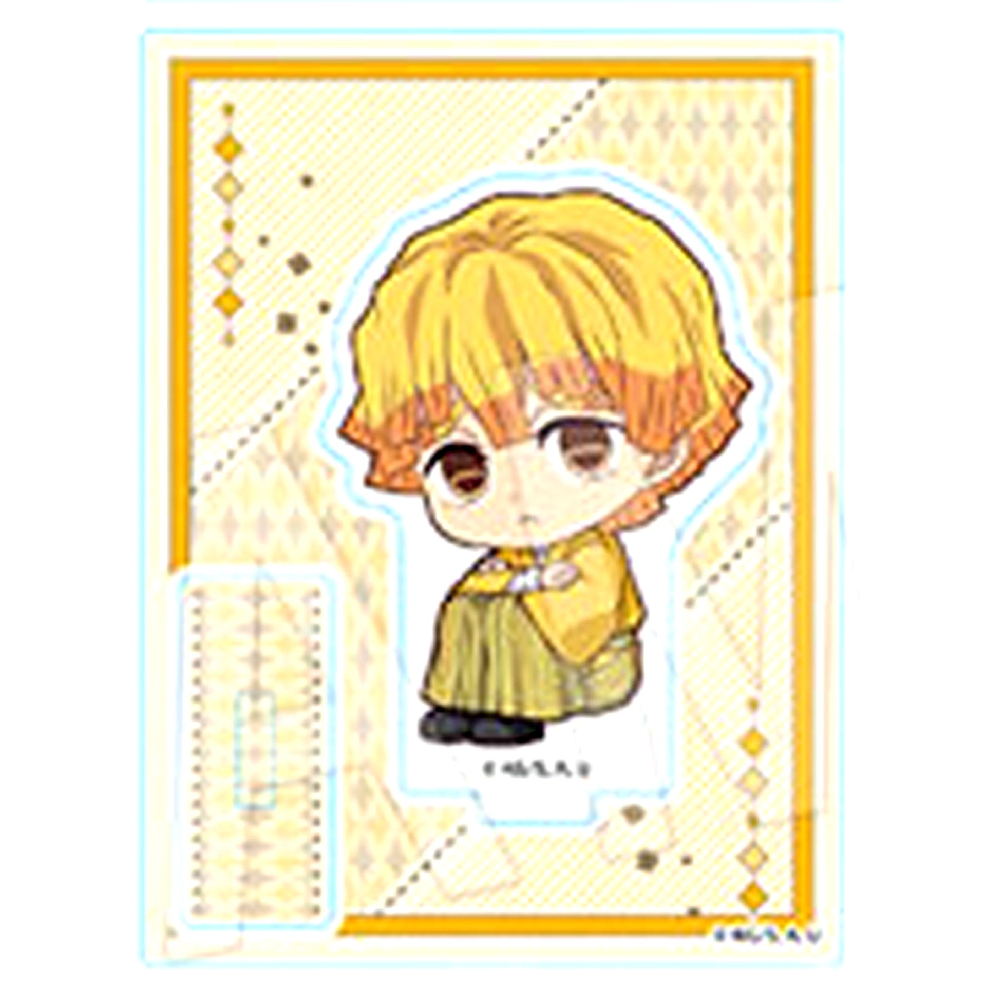 Zenitsu Agatsuma Demon Slayer: Kimetsu no Yaiba Petanko Trading Acrylic Stand Type A Haikara Ver. [USED]