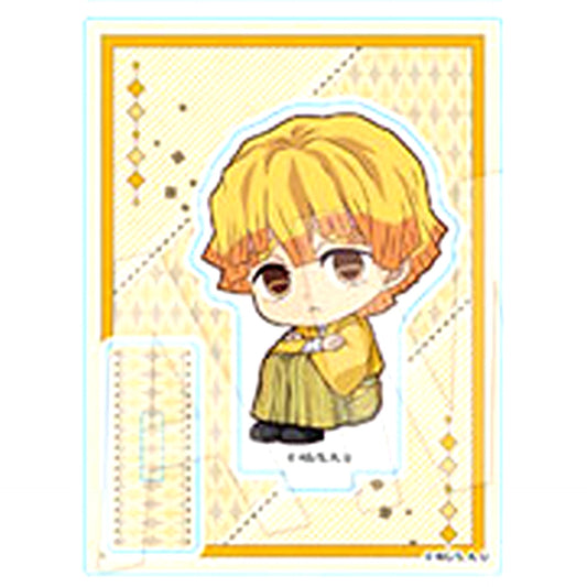 Zenitsu Agatsuma Demon Slayer: Kimetsu no Yaiba Petanko Trading Acrylic Stand Type A Haikara Ver. [USED]