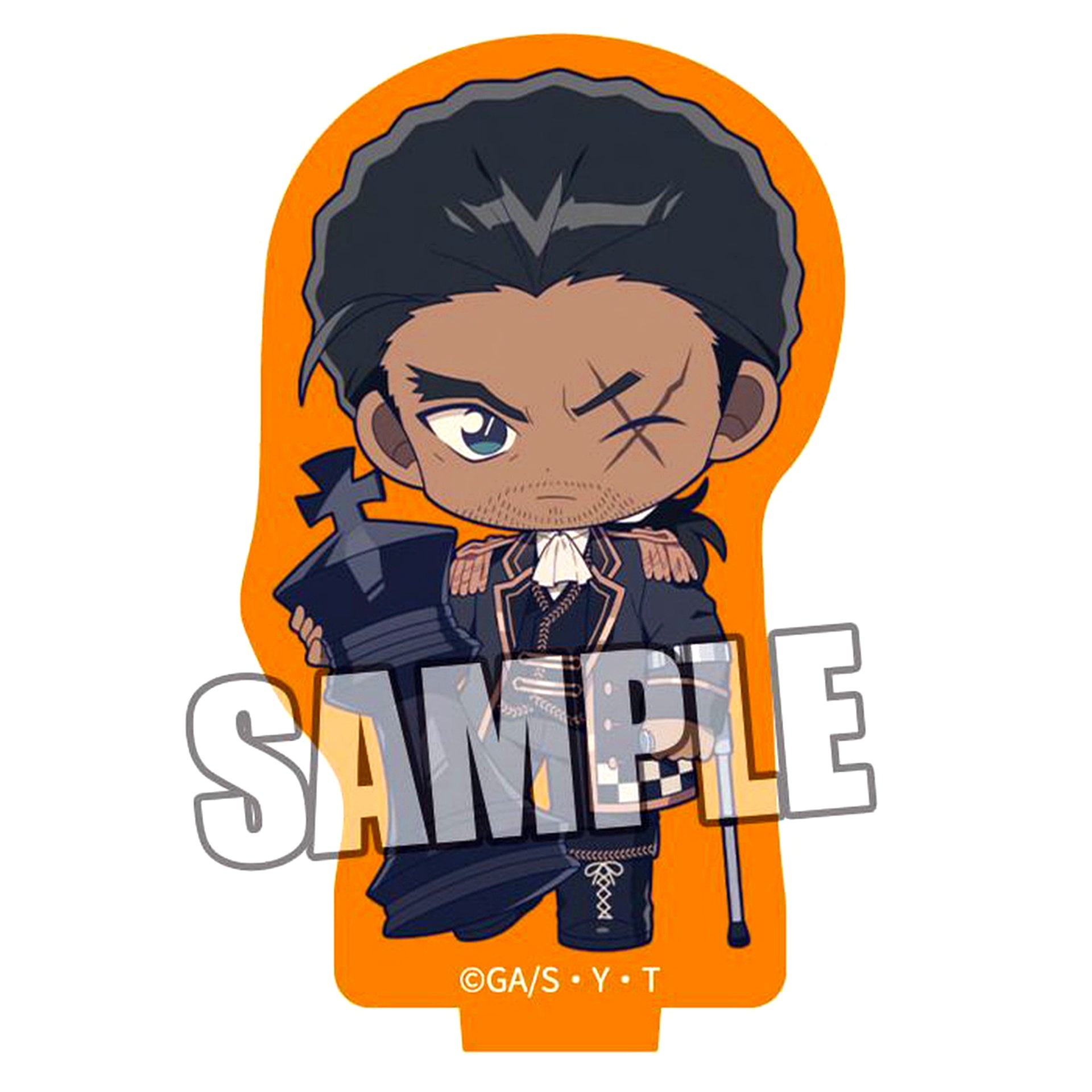Kansuke Yamato Detective Conan Trading Mini Acrylic Stand Chess Ver. [USED]