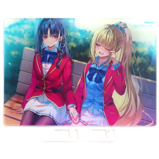 Suzune Horikita & Kei Karuizawa Acrylic Panel Bonus for Classroom of the Elite 3rd Year Vol. 1 Melonbooks Ltd Ed [USED]