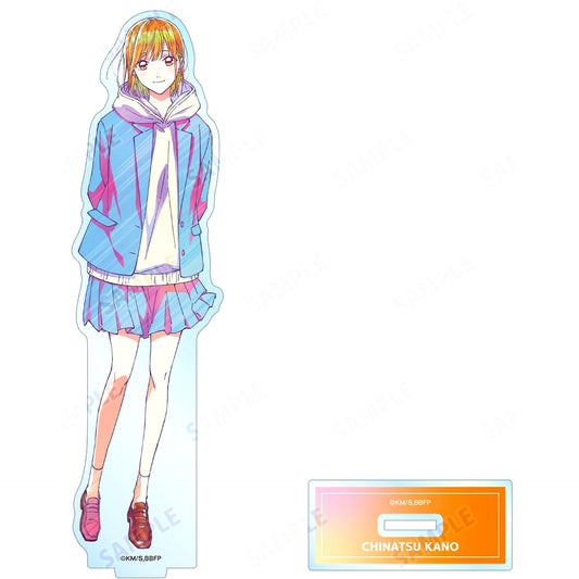 Chinatsu Kano Blue Box Ani-Art clear label Big Acrylic Stand [USED]