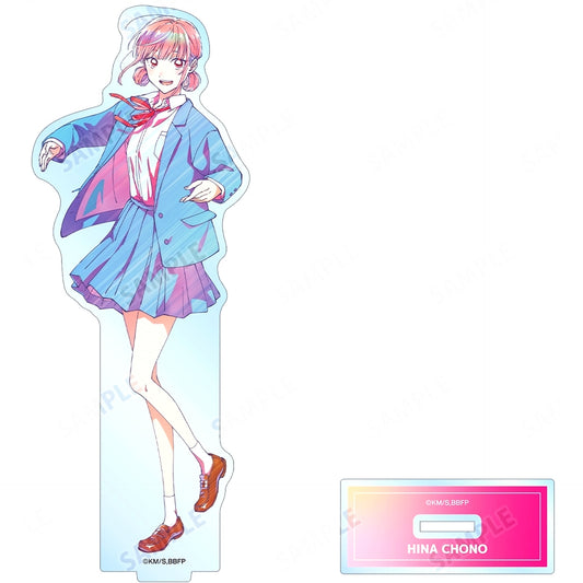 Hina Chono Ani-Art clear label BIG Acrylic Stand Blue Box [USED]