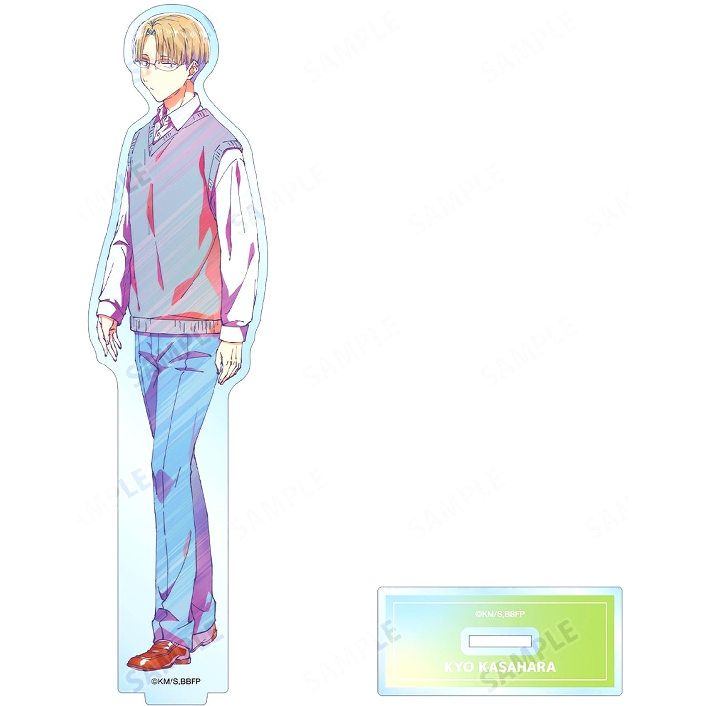 Kyo Kasahara Blue Box Ani-Art clear label Big Acrylic Stand [USED]