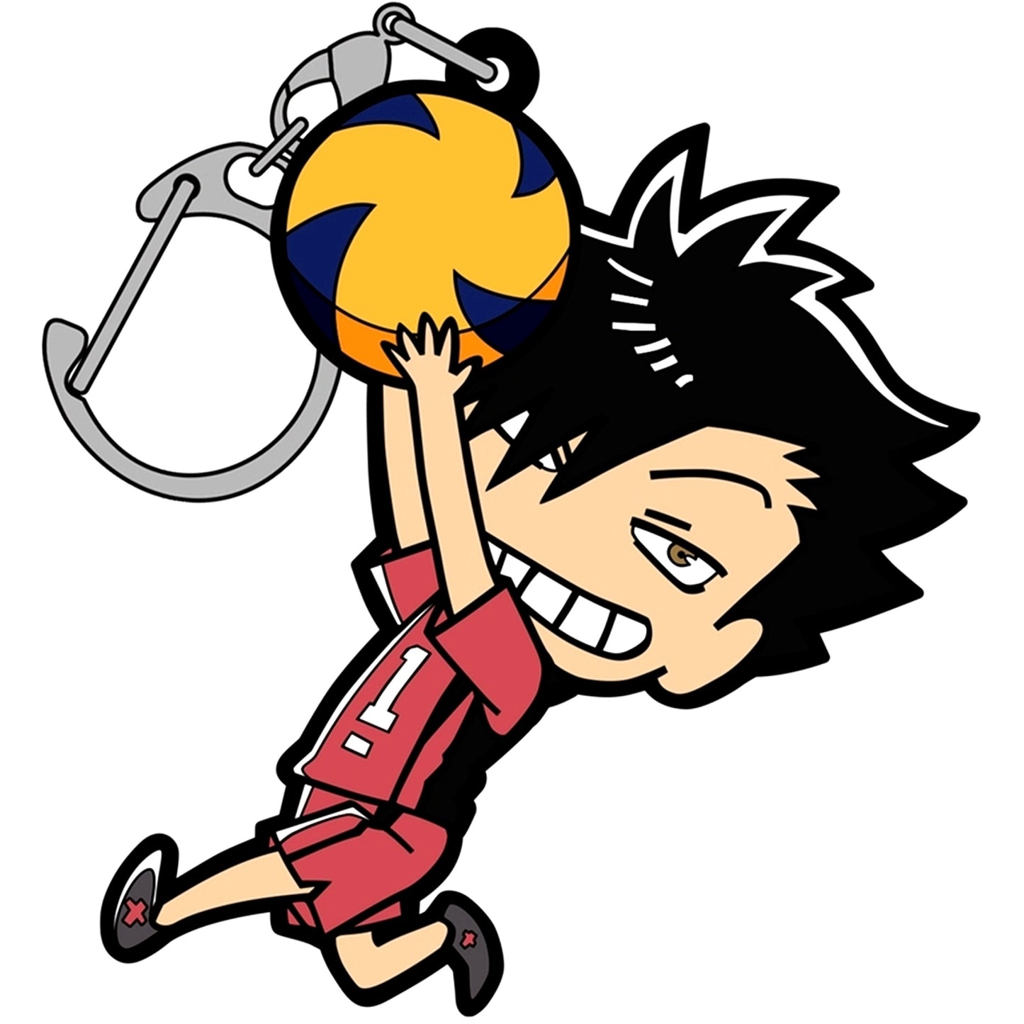 Tetsuro Kuroo Haikyu!! Tsumamare Keychain Uniform Ver. [USED]