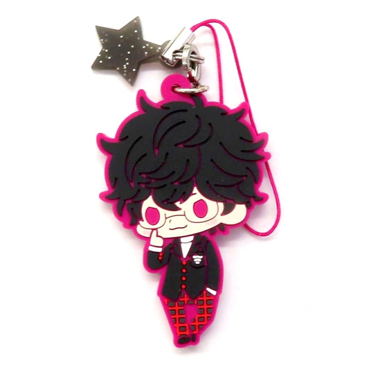Persona 5 Protagonist School Uniform Ver. Rubber Charm Kotobukiya Shop Limited Keychains [USED]