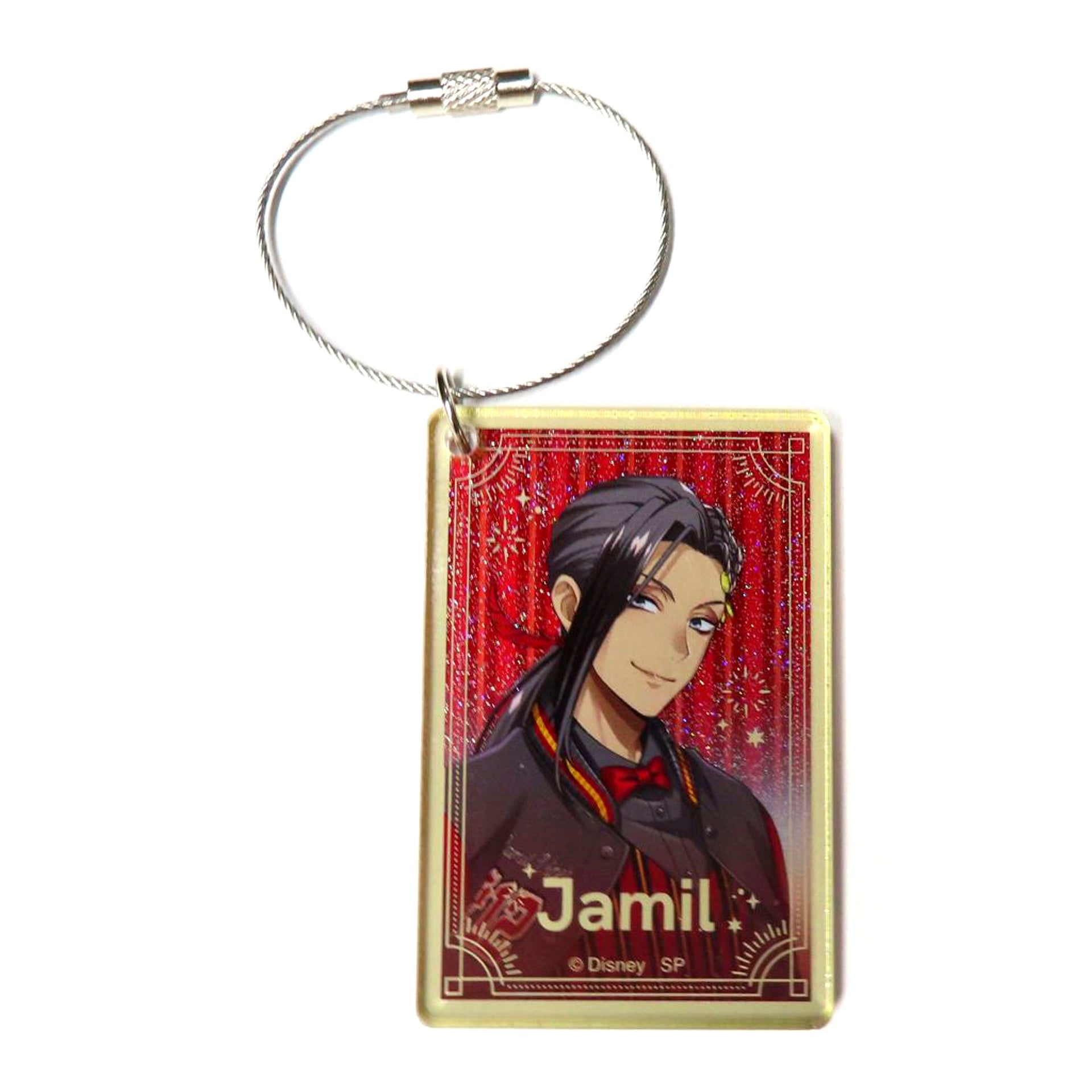 Jamil Viper Disney Twisted Wonderland Glitter Acrylic Keychain 5th Anniversary Ver. 5th Anniversary animate ONLY SHOP [USED]