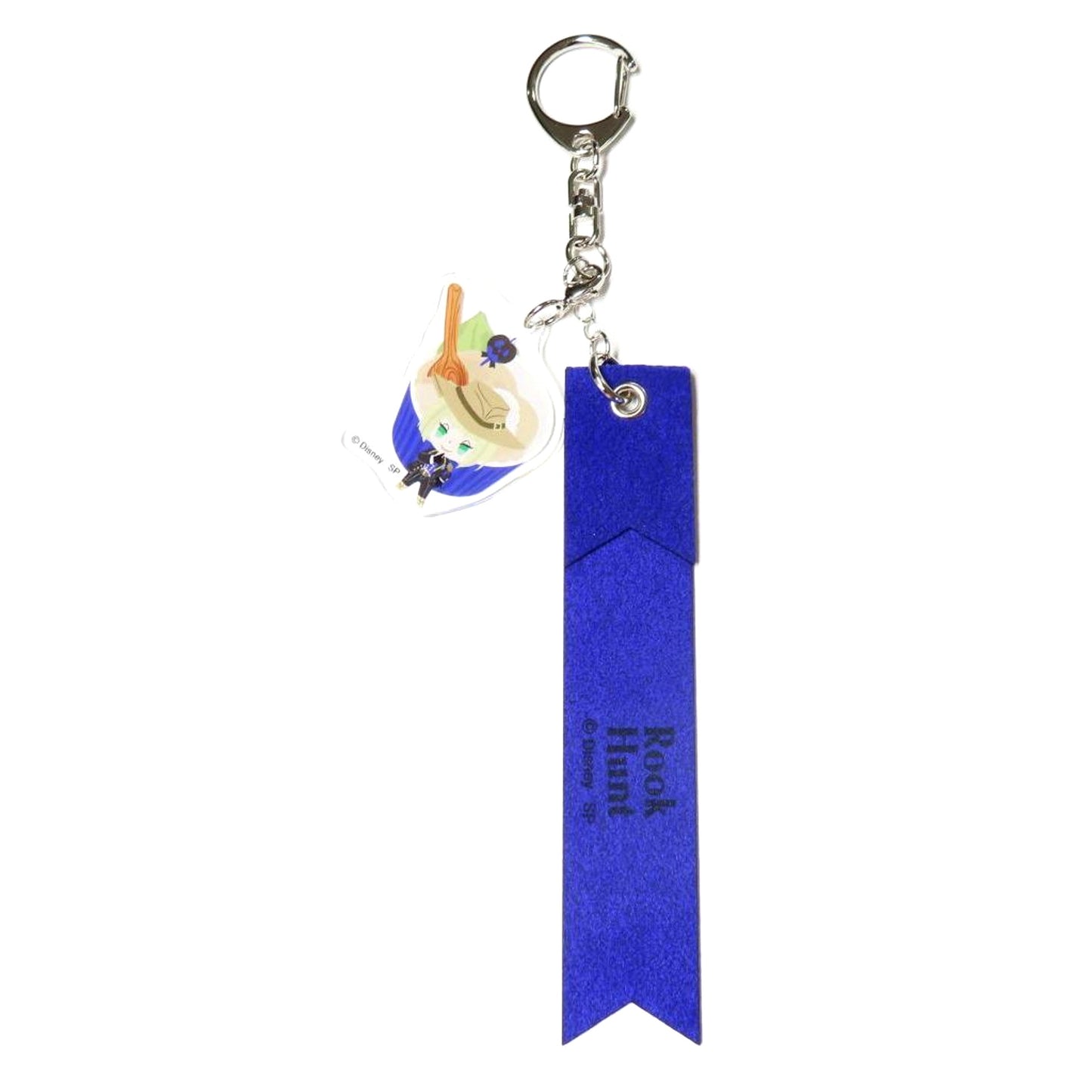 Rook Hunt Disney Twisted-Wonderland Synthetic Leather Ribbon Keychain Itadakimasu ver. 5th Anniv animate ONLY SHOP [USED]