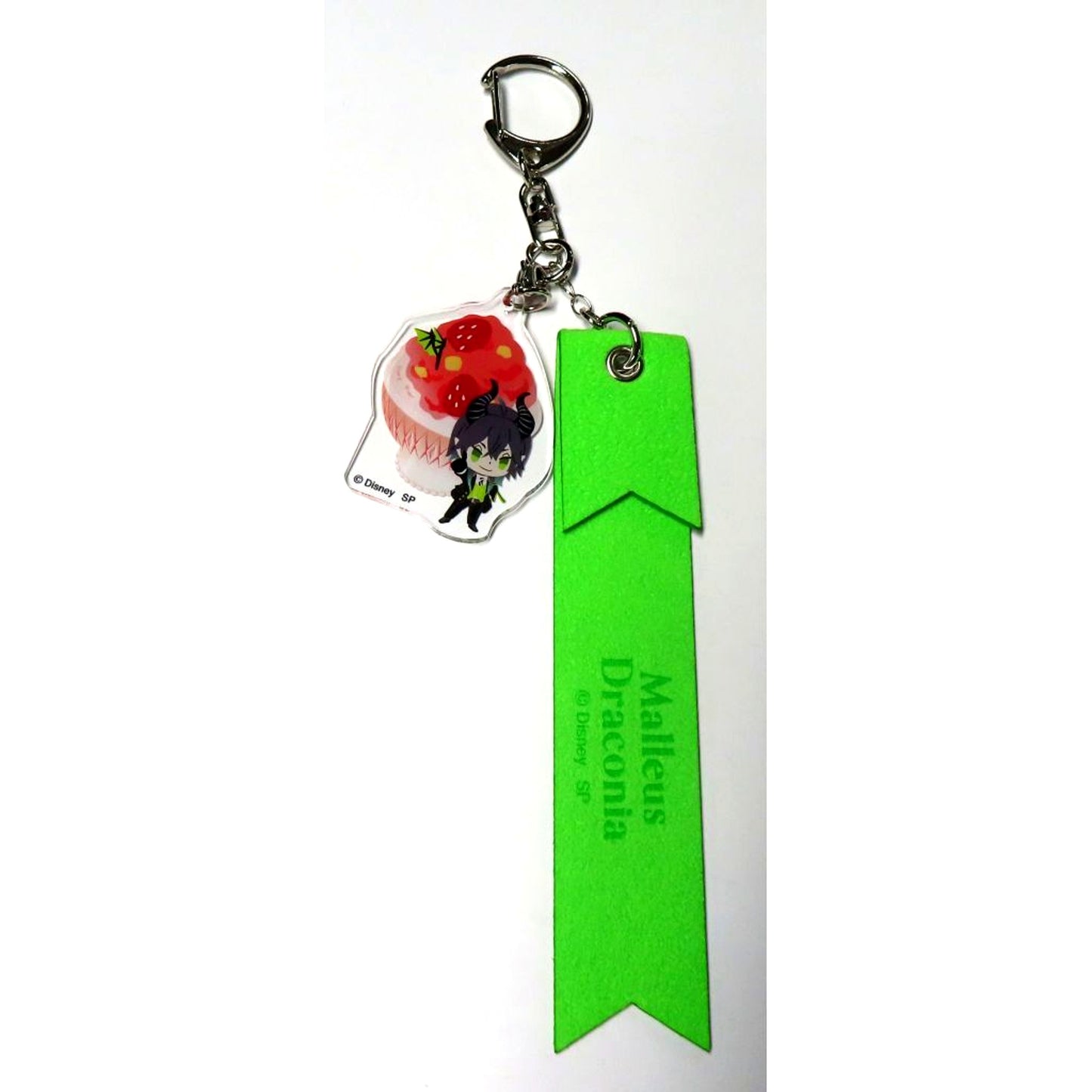 Malleus Draconia Disney Twisted-Wonderland Synthetic Leather Ribbon Keychain Itadakimasu ver. 5th Anniv animate ONLY SHOP [USED]