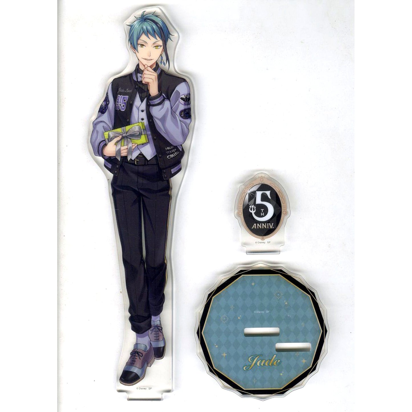 Jade Leech Big Acrylic Stand 5th Anniversary Ver. Disney Twisted Wonderland [USED]