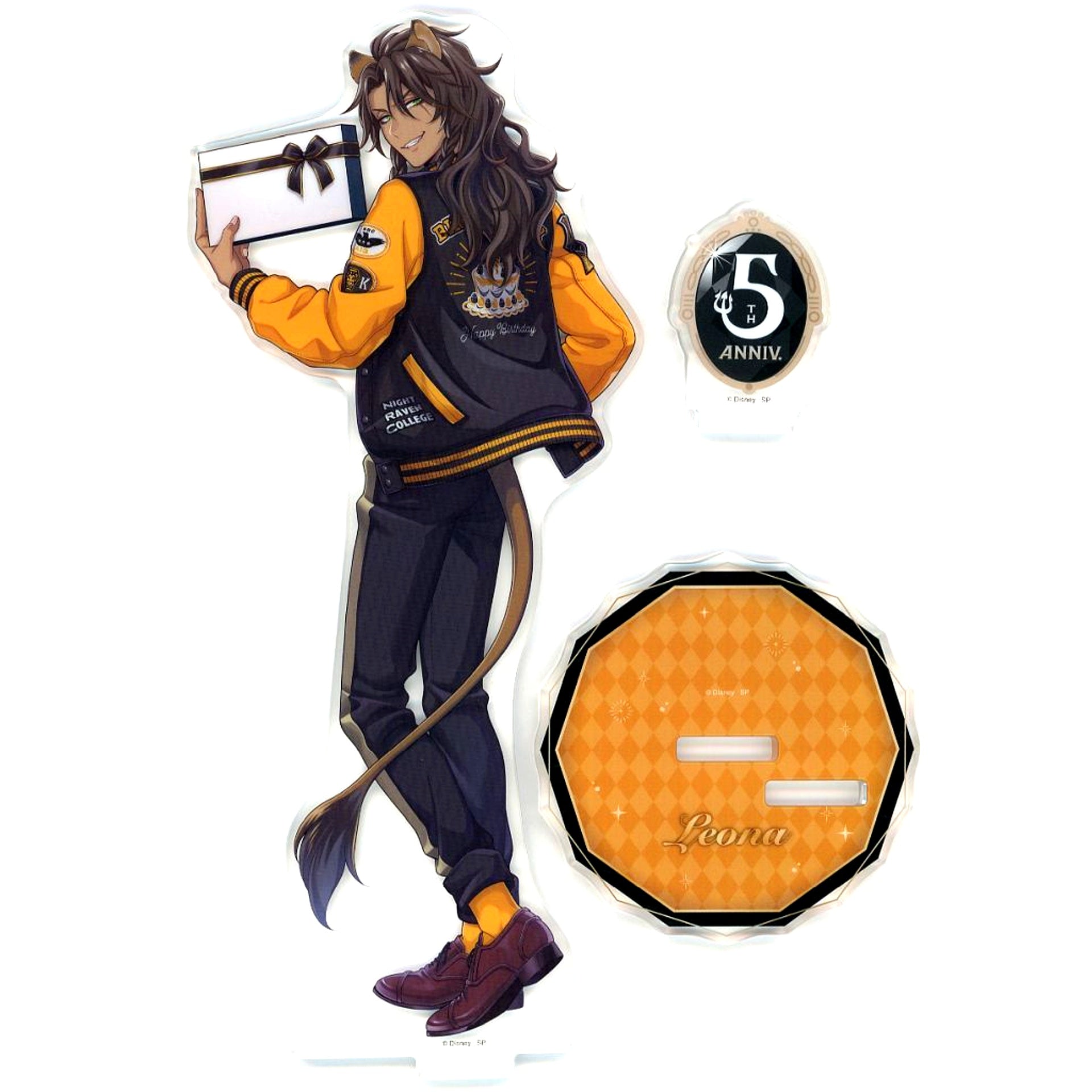 Leona Kingscholar Big Acrylic Stand 5th Anniversary Ver. Disney Twisted Wonderland [USED]