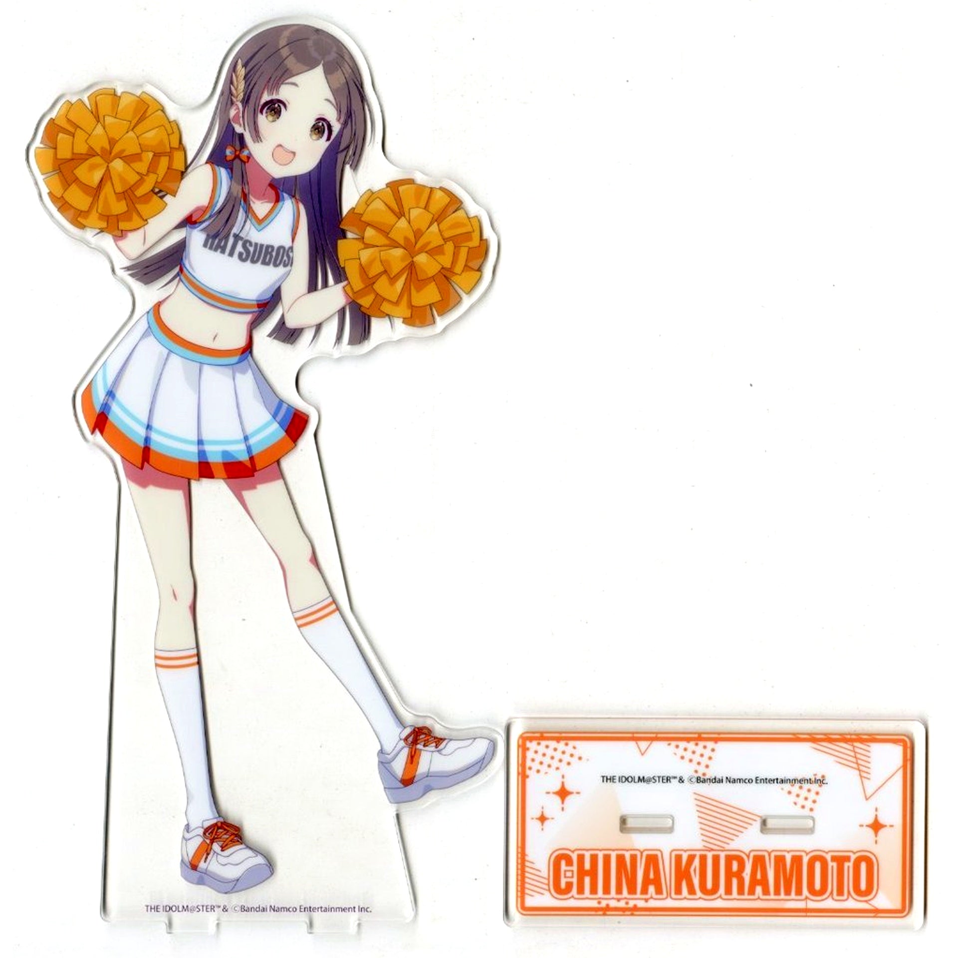 China Kuramoto Gakuen Idolmaster Kotobukiya Kuji CHEERFUL! Prize S-1 Drawn Extra Large Acrylic Stand [USED]