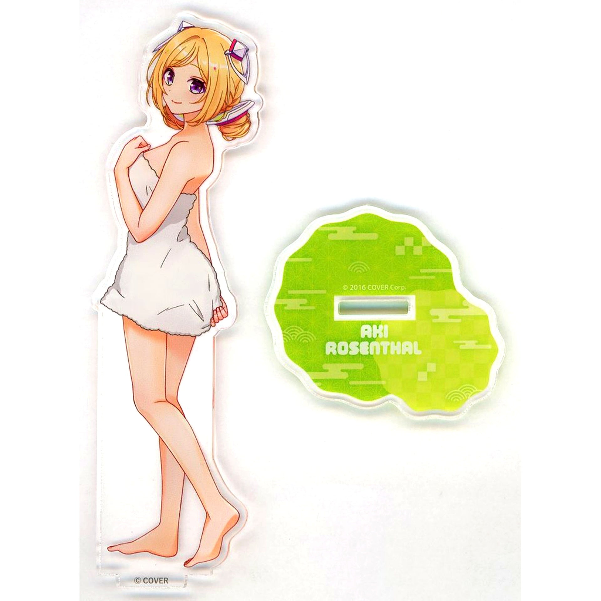 Aki Rosenthal Life-Size Acrylic Stand After Bath Ver. Virtual YouTuber Hololive x Gokurakuyu RAKU SPA Collabo 6th Furo Life [USED]