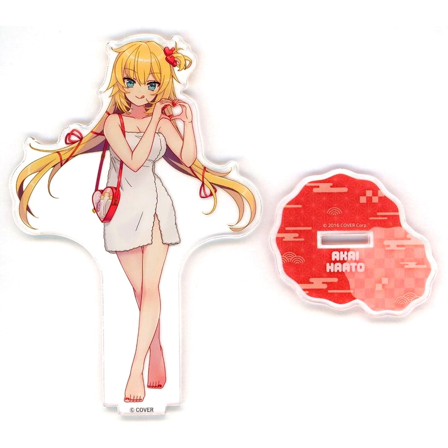 Akai Haato After Bath Ver. Virtual YouTuber Hololive x Gokurakuyu RAKU SPA Collabo Part 6 Furo Life Life-size Acrylic Stand [USED]