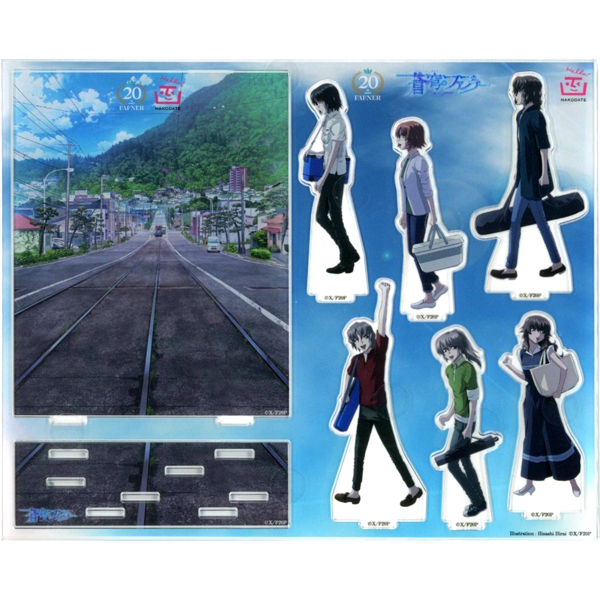 All Characters 20th Anniversary Fafner in the Azure Hakodate City Hometown Tax Return Gift Acrylic Diorama [USED]