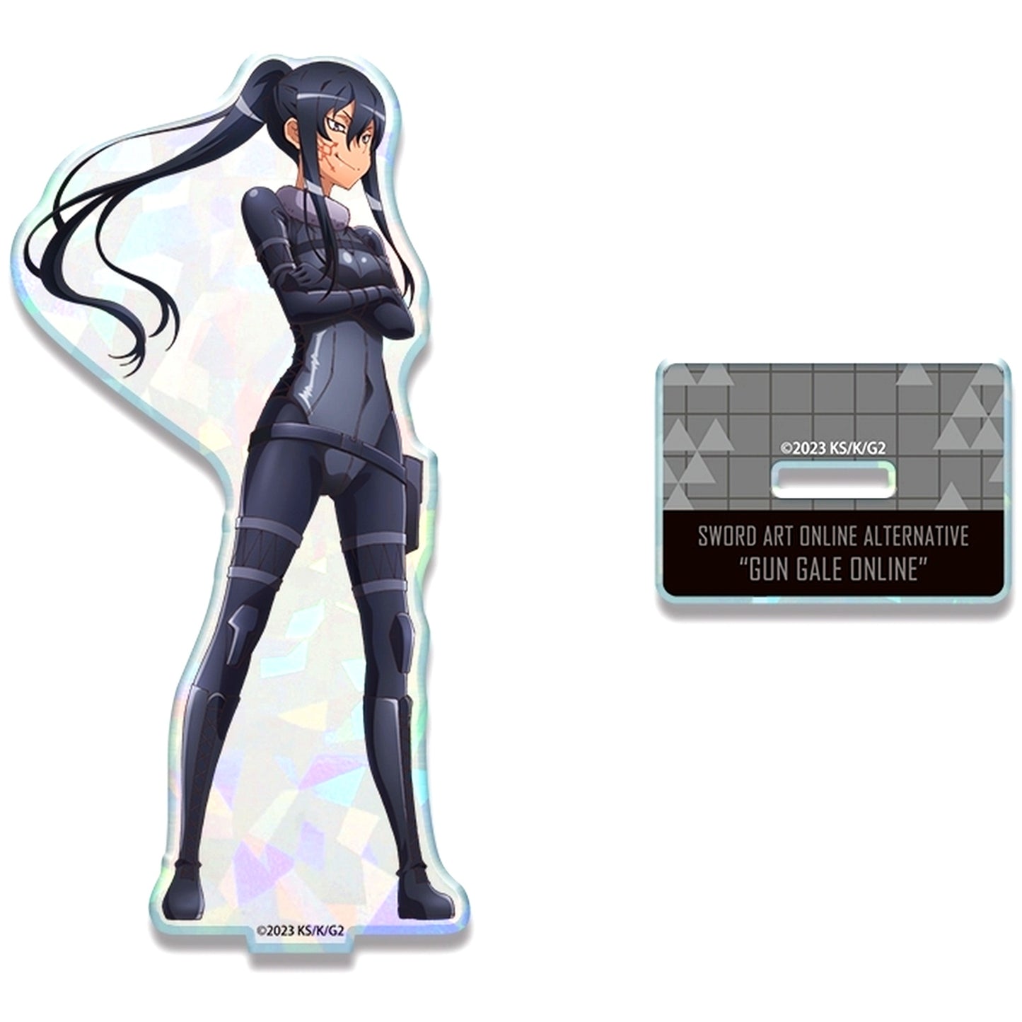 Pitohui B Design 04 Sword Art Online Alternative Gun Gale Online II Hologram Acrylic Stand [USED]