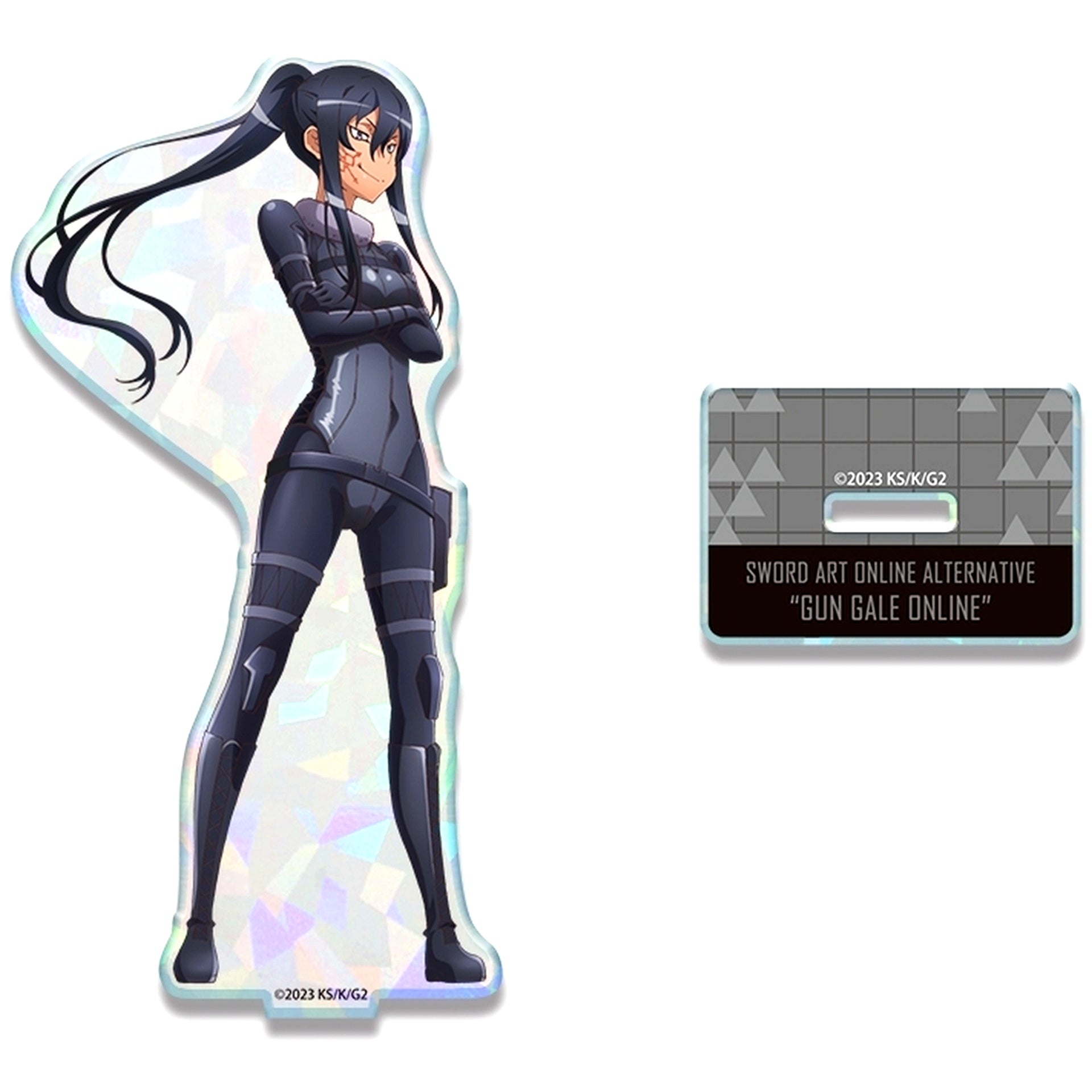Pitohui B Design 04 Sword Art Online Alternative Gun Gale Online II Hologram Acrylic Stand [USED]