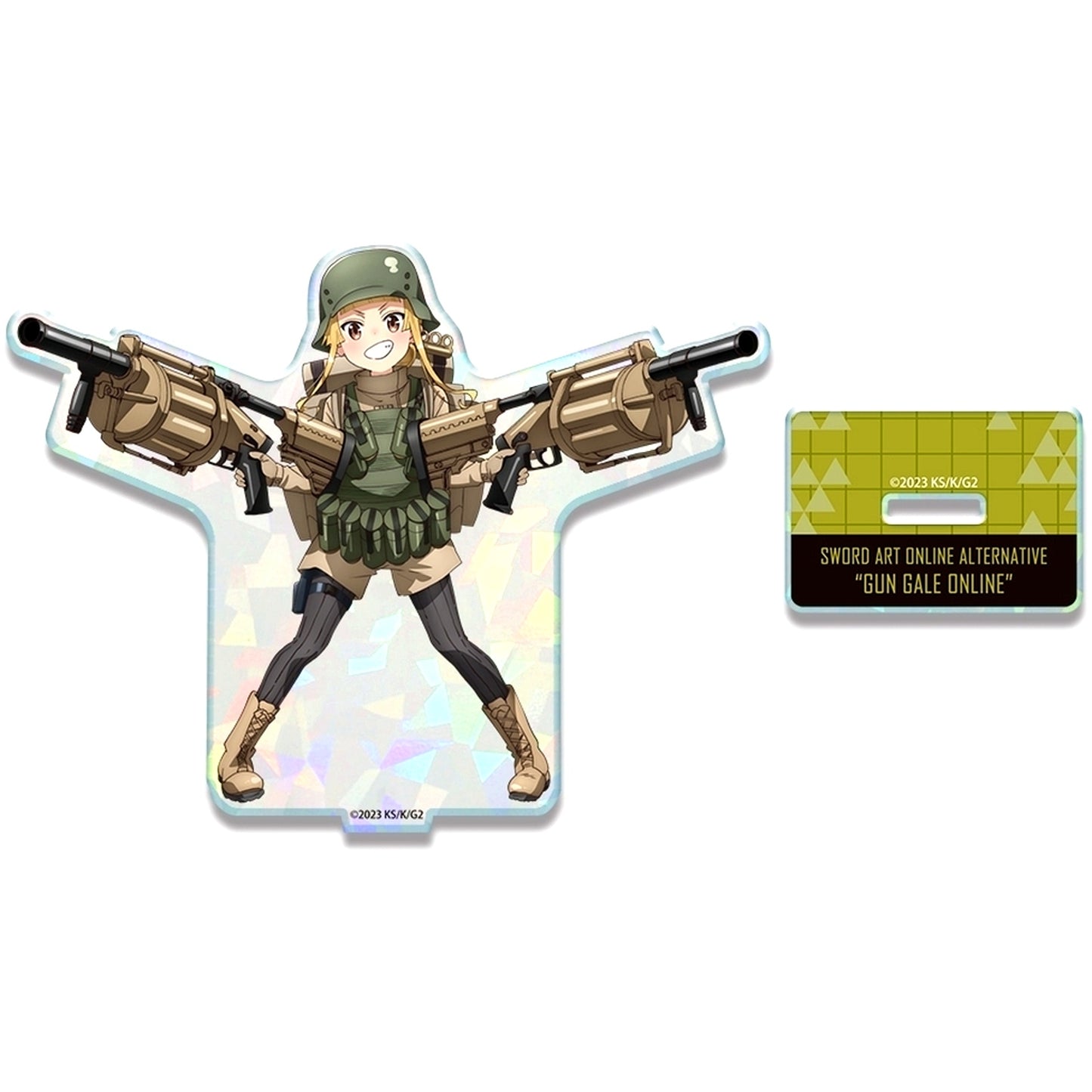 Fukaziroh A Design 05 Sword Art Online Alternative Gun Gale Online II Hologram Acrylic Stand [USED]