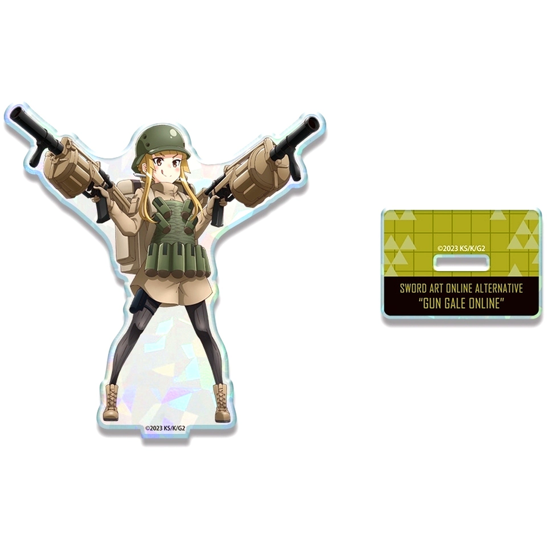 Fukaziroh B Design 06 Sword Art Online Alternative Gun Gale Online II Hologram Acrylic Stand [USED]