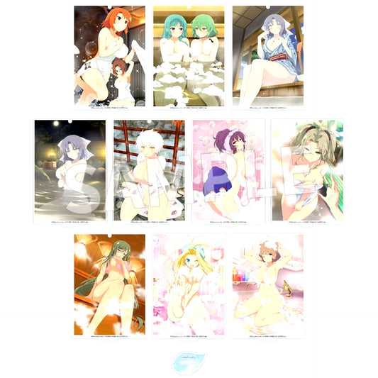Set of 10 Senran Kagura NewWave G Burst Acrylic Stand Collection Vol.6 [USED]