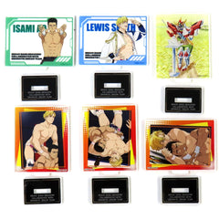 Brave Bang Bravern! Isami Ao & Others All 6 Types Set Trading Acrylic Stand DDT Pro-Wrestling Pop-Up Store Exclusive Acrylic Stands [USED]