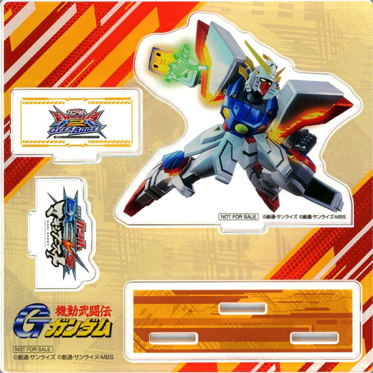Shining Gundam EXVS. Original Acrylic Stand Point Exchange Prize Mobile Suit Gundam EXVS.2 OVER BOOST EXVS. 15th PLAY CAMPAIGN [USED]
