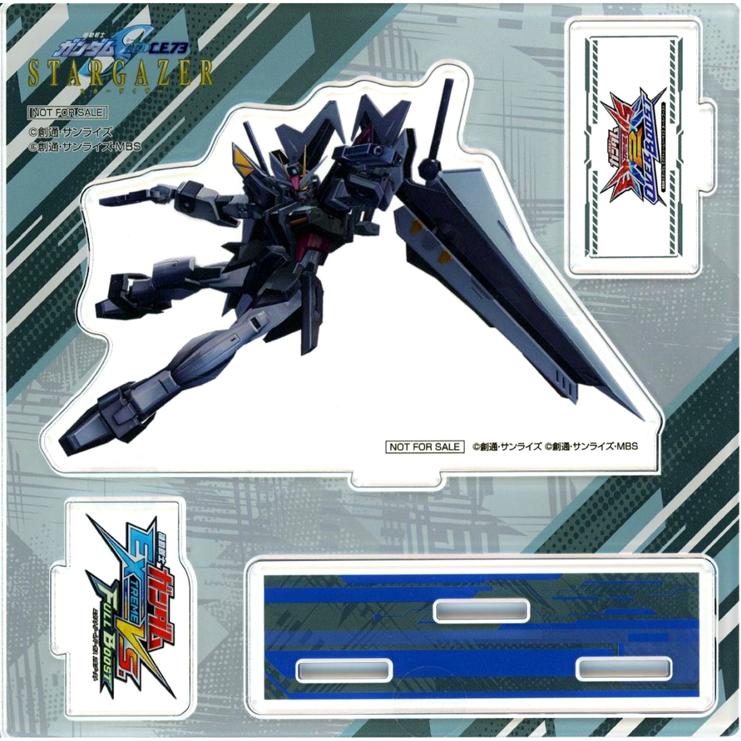 Strike Noir Mobile Suit Gundam EXVS.2 OVER BOOST Original Acrylic Stand EXVS. 15th PLAY CAMPAIGN Point Exchange Prize [USED]