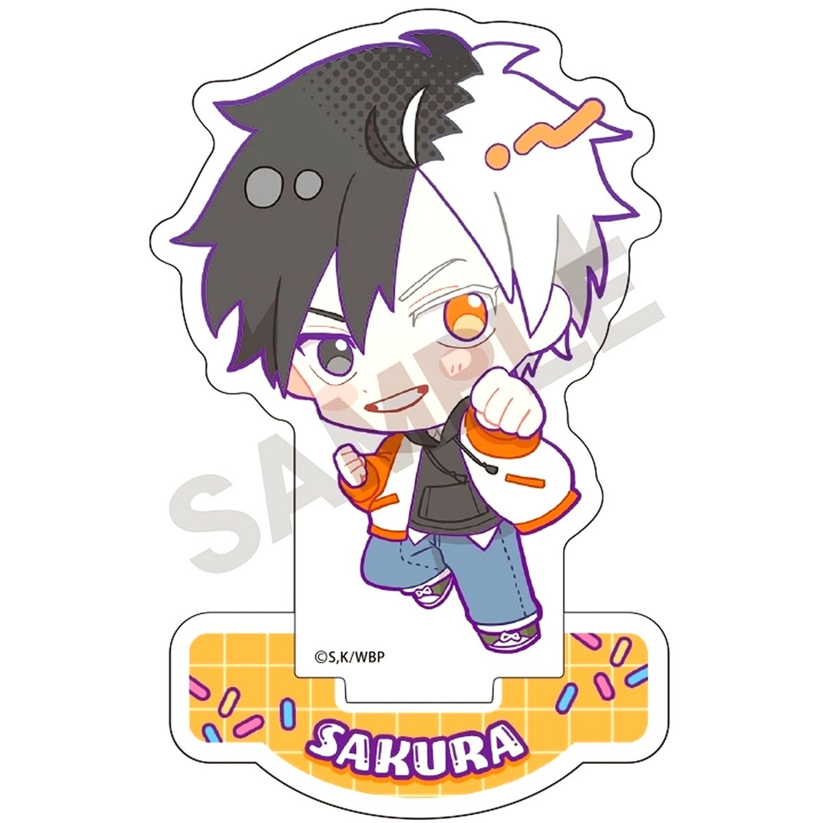 Haruka Sakura American Pop Acrylic Stand Wind Breaker [USED]