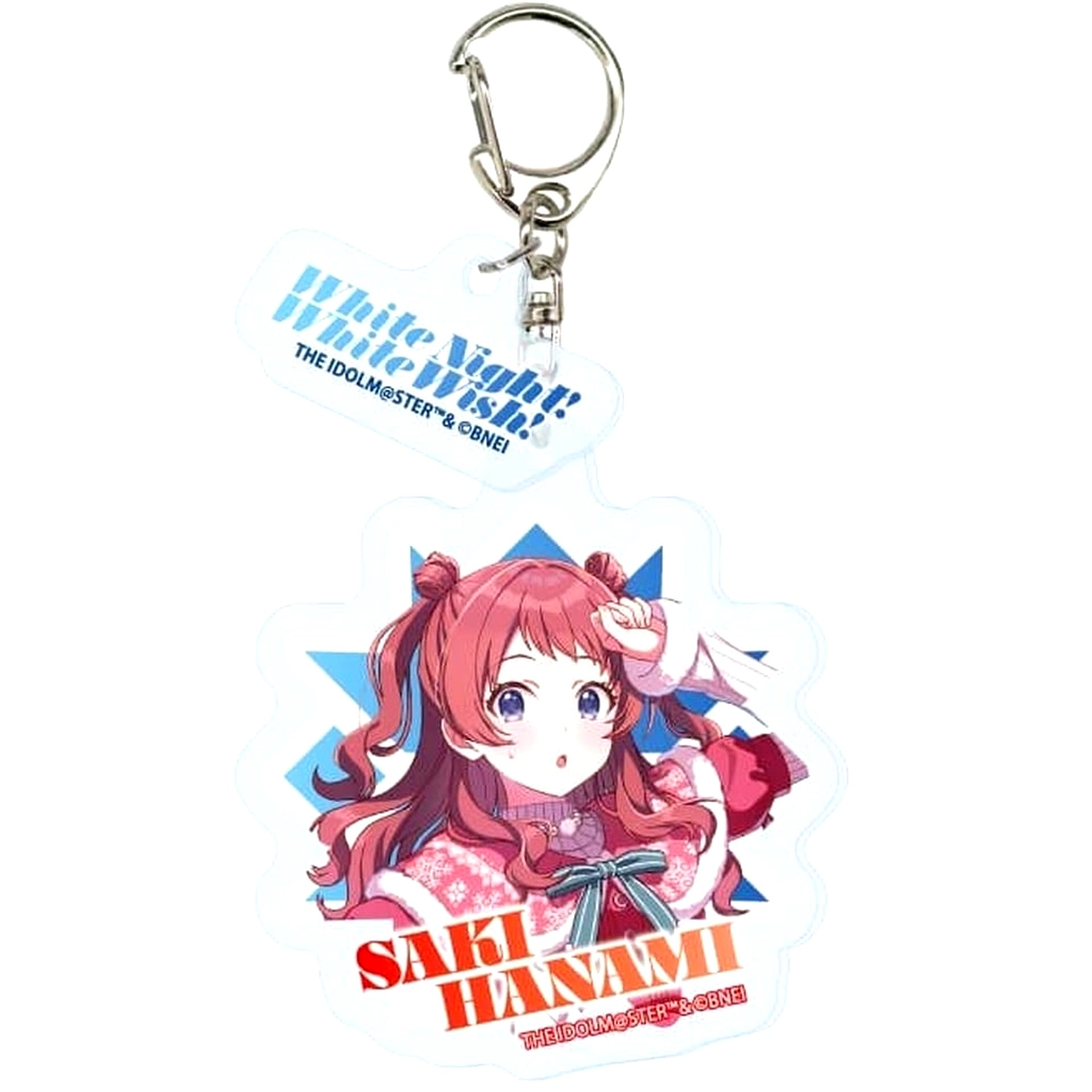 Saki Hanami Gakuen Idolmaster Acrylic Keychain with Parts 02 Winter 2024 Ver. [USED]