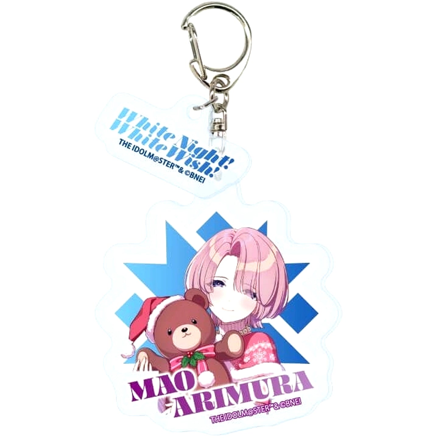 Mao Arimura Gakuen Idolmaster Acrylic Keychain with Parts 02. '24 Winter Ver. [USED]