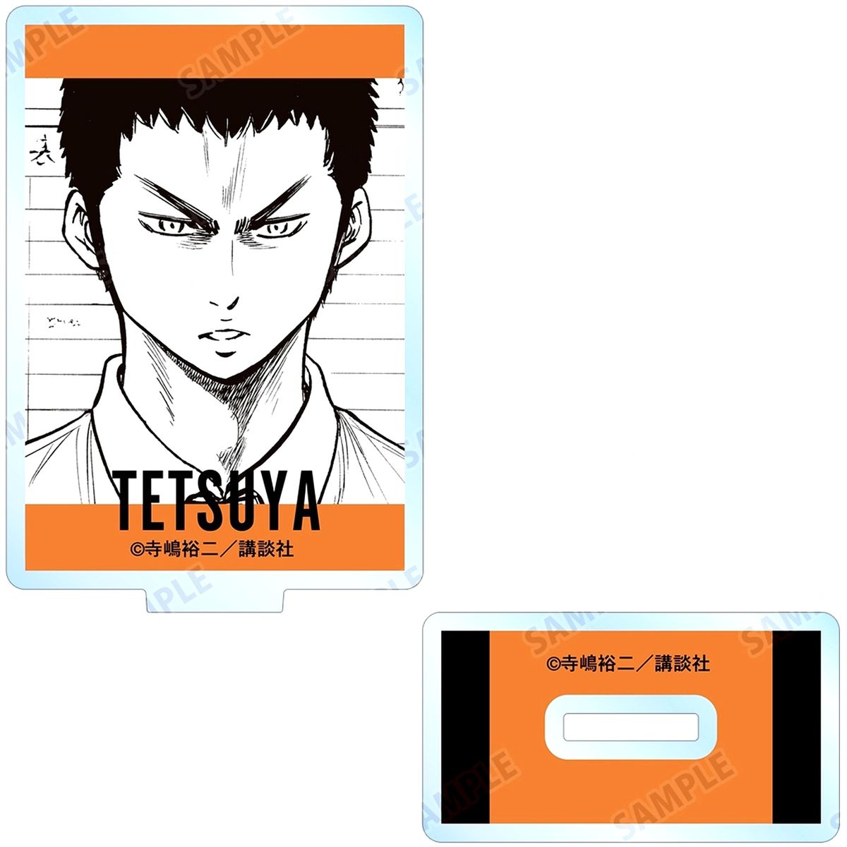 Tetsuya Yuki Ace of Diamond x Ace of Diamond Act II Trading Original Panel Acrylic Stand [USED]