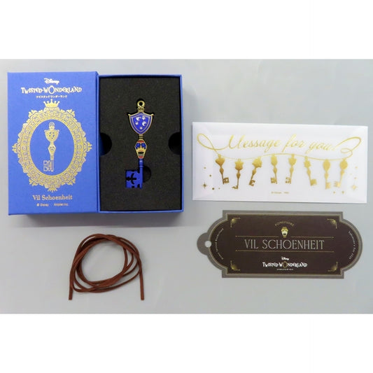 Vil Schoenheit Disney Twisted-Wonderland 4YOU KEY Charm with Message Card Valentine's Day Gift 2025 [USED]
