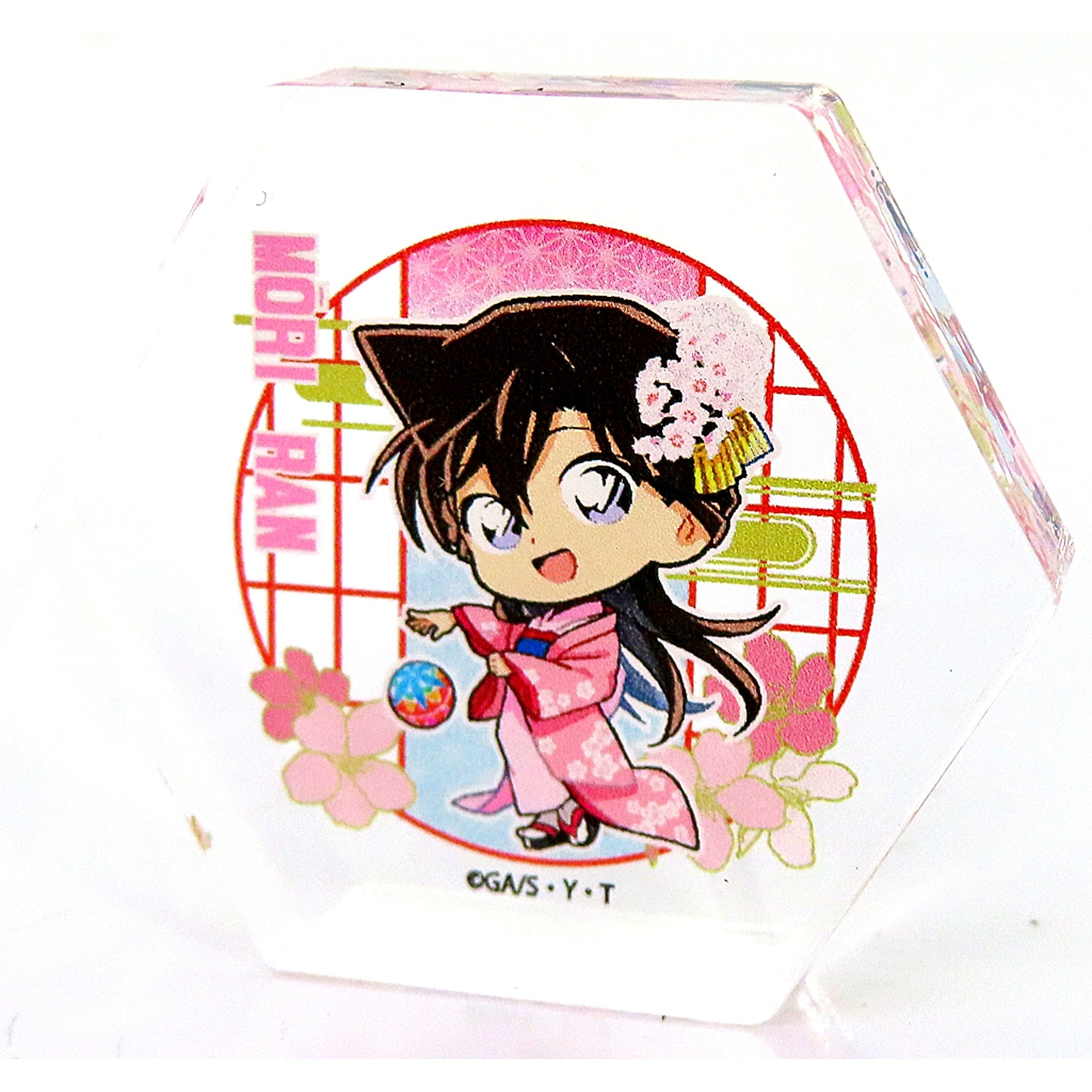 Ran Mouri Detective Conan Osaka Castle Honjin Special Shop 2025 Trading Acrylic Block Sengoku Pattern B [USED]